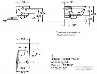 Будкрам купить It! унитаз подвесной Rimfree KeraTect It! унитаз подвесной Rimfree KeraTect 2