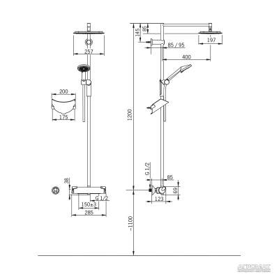 Будкрам купить OPTIMA душевая система для душа
 OPTIMA душевая система для душа
 2