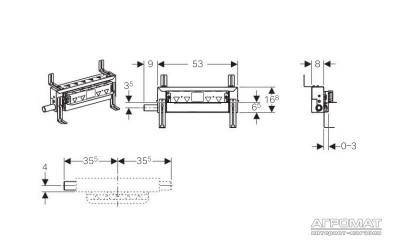 Будкрам купити Kombifix Пристінний душовий трап Kombifix Пристінний душовий трап 2