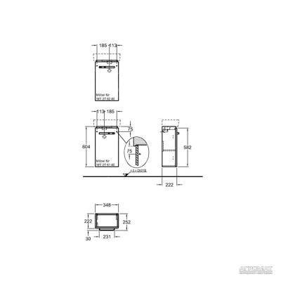 Будкрам купити Renova №1 Comprimo Шафка під умивальник, 348х604х222 мм, кріплення дверей справа/зліва, корпус білий Renova №1 Comprimo Шафка під умивальник, 348х604х222 мм, кріплення дверей справа/зліва, корпус білий 2