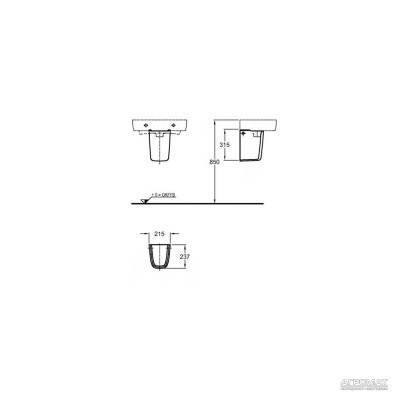 Будкрам купить Renova Nr. 1 Comprimo New Полупьедестал Renova Nr. 1 Comprimo New Полупьедестал 2