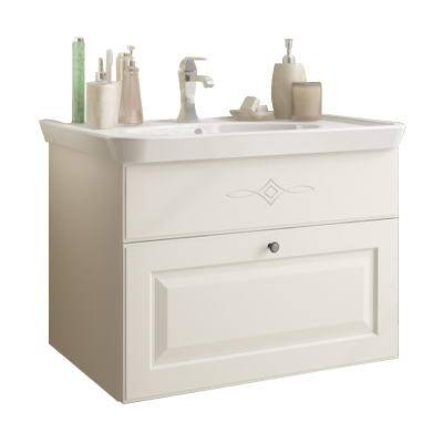 Будкрам купити П'ємонт Тумба, алебастр, без раковини (комплектується раковиною 1520128 Aurora)