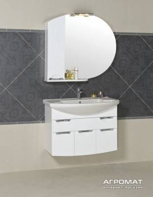 Будкрам купити ГЛОРІЯ Тумба підвісна з раковиною-90 Евіта ГЛОРІЯ Тумба підвісна з раковиною-90 Евіта 2