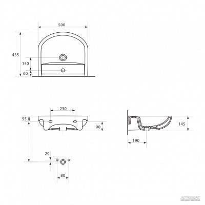 Будкрам купить СЕТ COLOUR 570 Тумба раковина COMO 50  СЕТ COLOUR 570 Тумба раковина COMO 50  2