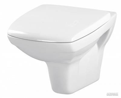 Будкрам купить CARINA Унитаз подвесной с крышкой дюропласт Soft-close