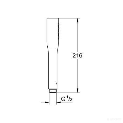 Будкрам купить Euphoria Cosmopolitan Stick Ручной душ Euphoria Cosmopolitan Stick Ручной душ 2