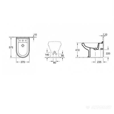 Будкрам купити HOMMAGE біде 3 отв. HOMMAGE біде 3 отв. 2