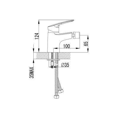 Будкрам купить SHAPE Смеситель для биде SHAPE Смеситель для биде 2