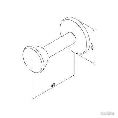 Будкрам купить Sensation Крючок, хром Sensation Крючок, хром 2