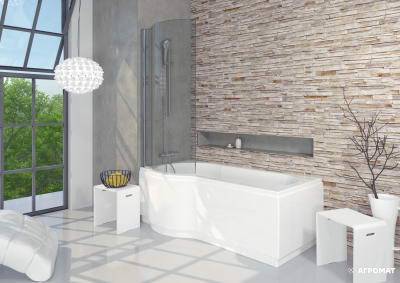 Будкрам купити DORADO R 170 Ванна правостороння DORADO R 170 Ванна правостороння 2