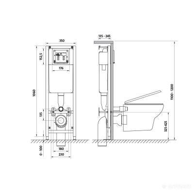Будкрам купить СЕТ 714 TARGET/ подвесной ARTECO крышка дюропласт lift кнопка инст. система прокладка СЕТ 714 TARGET/ подвесной ARTECO крышка дюропласт lift кнопка инст. система прокладка 3
