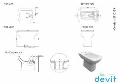Будкрам купити COMFORT NEW Біде COMFORT NEW Біде 2