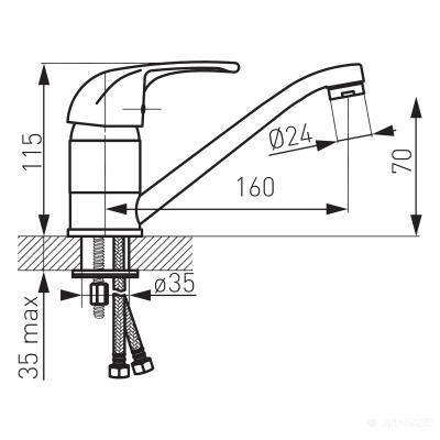 Будкрам купити Vasto Змішувач д/раковини Vasto Змішувач д/раковини 2
