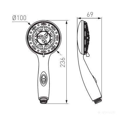 Будкрам купити LIDO   ручний душ LIDO   ручний душ 2