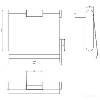 Будкрам купити STYLE Тримач туалетного паперу з кришкою, хром STYLE Тримач туалетного паперу з кришкою, хром 2