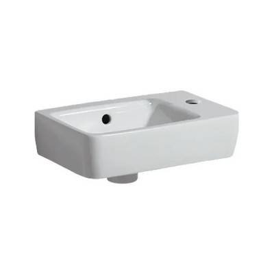 Будкрам купити GEBERIT Renova Comprimo Умивальник з отв. під змішувач справа, 40х25см