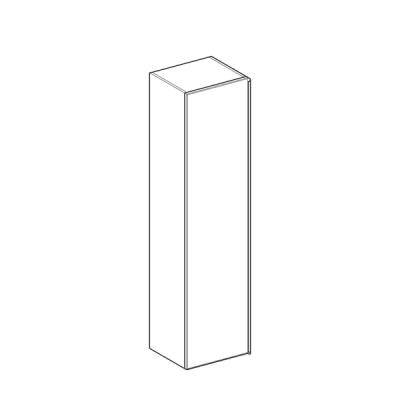 Будкрам купити Citterio Шафка бокова, висока, з 1 дверцятами, 400х1600х371 мм, корпус: світлий дуб, фасад: скляна панель сіро-коричневого кольору Citterio Шафка бокова, висока, з 1 дверцятами, 400х1600х371 мм, корпус: світлий дуб, фасад: скляна панель сіро-коричневого кольору 2