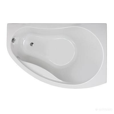 Будкрам купити Ванна акрилова асимметрична PROMISE 150х100 см, права, у комплектi з нiжками та елементами крiплення, біла