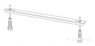 Будкрам купити Набір ніжок з елементами кріплення SNO для ванн Набір ніжок з елементами кріплення SNO для ванн 2