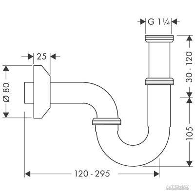 Будкрам купити Сифон д/раковини Сифон д/раковини 2