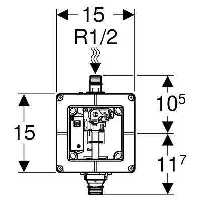 Будкрам купити Блок управління змивом уриналу Блок управління змивом уриналу 2
