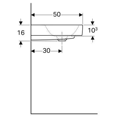 Будкрам купити Citterio Умивальник 90 см, з 1 отвором під зміш., без переливу, з керамічною кришкою зливного клапану, покриття KeraTect, колір білий Citterio Умивальник 90 см, з 1 отвором під зміш., без переливу, з керамічною кришкою зливного клапану, покриття KeraTect, колір білий 3
