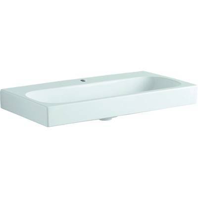 Будкрам купити Citterio Умивальник 90 см, з 1 отвором під зміш., без переливу, з керамічною кришкою зливного клапану, покриття KeraTect, колір білий