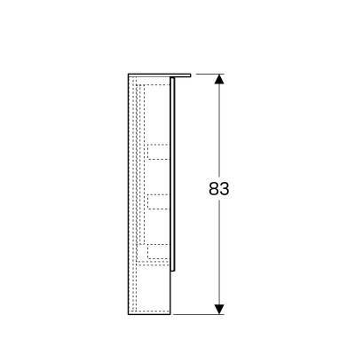 Будкрам купити Acanto Дзеркальна шафка з підсвічуванням 60 см, з двома дверцятами: дуб Mystic Acanto Дзеркальна шафка з підсвічуванням 60 см, з двома дверцятами: дуб Mystic 4