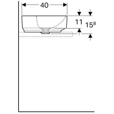 Будкрам купить VariForm Умывальник эллиптический, 50х40см, что монт.на столешницу, с 1 отв. под смеситель, с переливом, белый глянец VariForm Умывальник эллиптический, 50х40см, что монт.на столешницу, с 1 отв. под смеситель, с переливом, белый глянец 3
