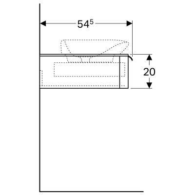Будкрам купити myDay Тумба для умивальника 60 см, що вбуд. в стільницю, з полицею зліва, з вирізом під сифон справа, з 1 висув. ящиком, колір білий глянець myDay Тумба для умивальника 60 см, що вбуд. в стільницю, з полицею зліва, з вирізом під сифон справа, з 1 висув. ящиком, колір білий глянець 4