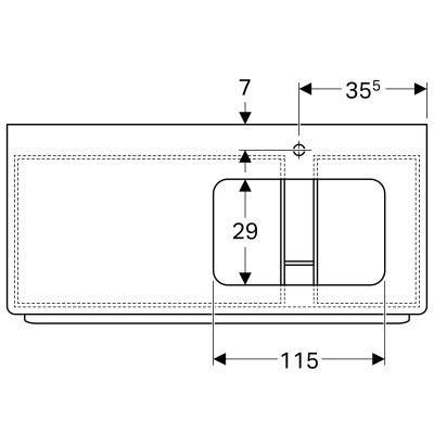 Будкрам купити myDay Тумба для умивальника 60 см, що вбуд. в стільницю, з полицею зліва, з вирізом під сифон справа, з 1 висув. ящиком, колір білий глянець myDay Тумба для умивальника 60 см, що вбуд. в стільницю, з полицею зліва, з вирізом під сифон справа, з 1 висув. ящиком, колір білий глянець 5
