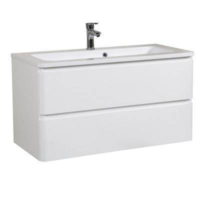 Будкрам купити АКЦЕНТ Тумба підвісна з раковиною-100 Альфа