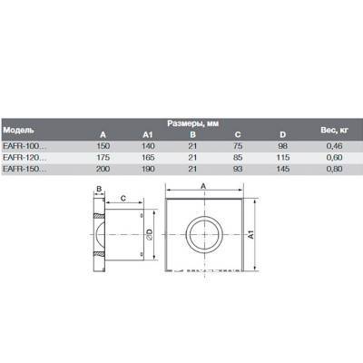 Будкрам купити EAFR-120 white Витяжний вентилятор, колір білий EAFR-120 white Витяжний вентилятор, колір білий 3