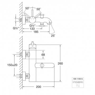 Будкрам купить Смеситель для ванны Смеситель для ванны 2