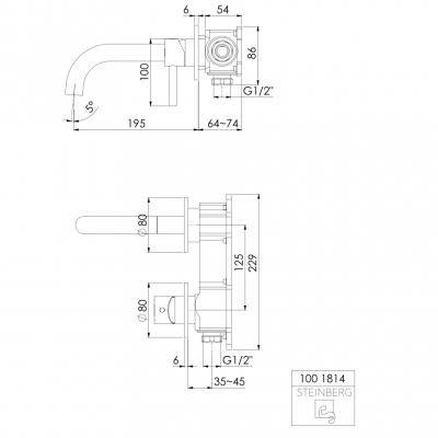 Будкрам купить Внешняя часть смесителя для раковины Внешняя часть смесителя для раковины 2