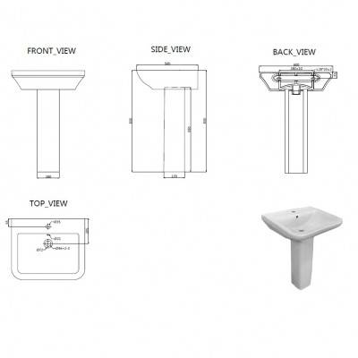 Будкрам купити CITY Раковина 600х500 CITY Раковина 600х500 2