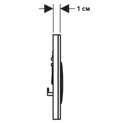 Будкрам купити Sigma21 Клавіша змиву, подвійний змив, колір чорний хром, для індивідуального оздоблення Sigma21 Клавіша змиву, подвійний змив, колір чорний хром, для індивідуального оздоблення 4