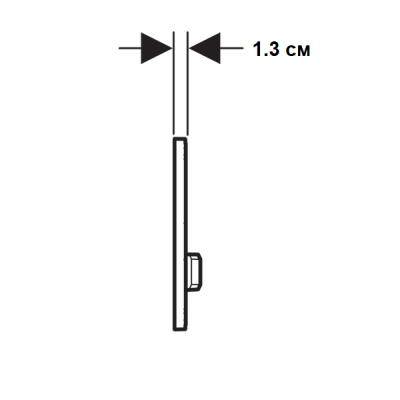 Будкрам купити Sigma50 Клавіша змиву, подвійний змив, колір чорний хром, сланець Mustang Sigma50 Клавіша змиву, подвійний змив, колір чорний хром, сланець Mustang 4