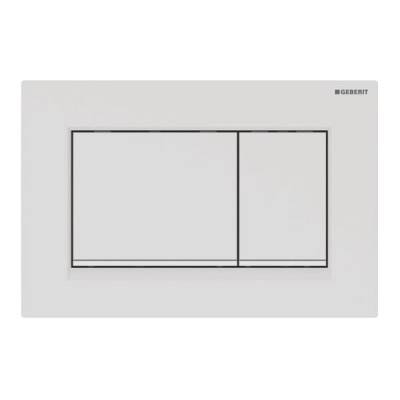 Будкрам купити Sigma30 Клавіша змиву, подвійний змив, легкоочисна поверхня, білий мат