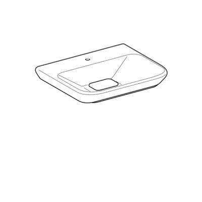 Будкрам купить myDay Умывальник 60 см, с 1 отв.под смешаных параз., без перелива, с крышкой сливного клапана, с защ.покрытием KeraTect, цвет белый глянец myDay Умывальник 60 см, с 1 отв.под смешаных параз., без перелива, с крышкой сливного клапана, с защ.покрытием KeraTect, цвет белый глянец 2