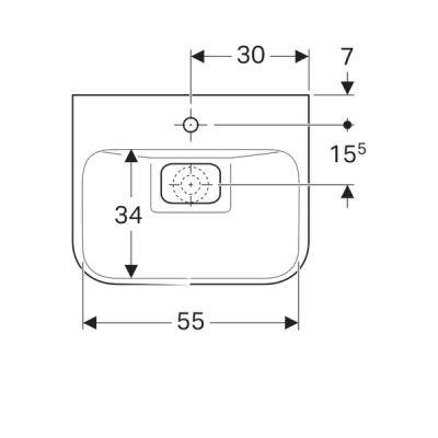 Будкрам купить myDay Умывальник 60 см, с 1 отв.под смешаных параз., без перелива, с крышкой сливного клапана, с защ.покрытием KeraTect, цвет белый глянец myDay Умывальник 60 см, с 1 отв.под смешаных параз., без перелива, с крышкой сливного клапана, с защ.покрытием KeraTect, цвет белый глянец 3