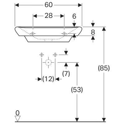 Будкрам купить myDay Умывальник 60 см, с 1 отв.под смешаных параз., без перелива, с крышкой сливного клапана, с защ.покрытием KeraTect, цвет белый глянец myDay Умывальник 60 см, с 1 отв.под смешаных параз., без перелива, с крышкой сливного клапана, с защ.покрытием KeraTect, цвет белый глянец 4