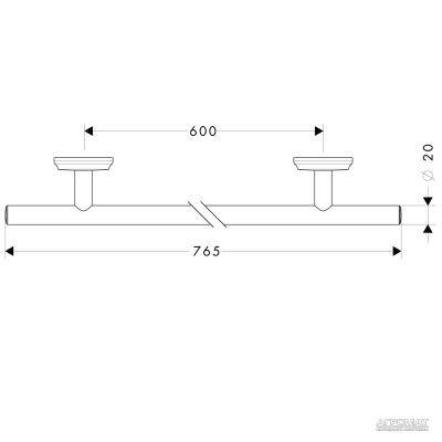 Будкрам купить Logis Classic Держатель полотенца-60 Logis Classic Держатель полотенца-60 2