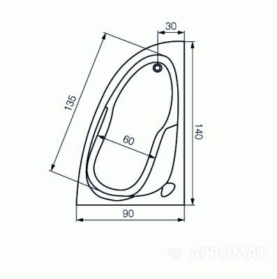 Будкрам купити JOANNA Ванна 140x90 права + PW01(PW02,PW04,PW06,PW011) JOANNA Ванна 140x90 права + PW01(PW02,PW04,PW06,PW011) 3