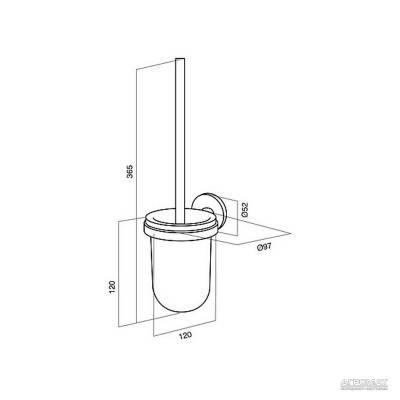Будкрам купить Bliss Щетка для унитаза Bliss Щетка для унитаза 2