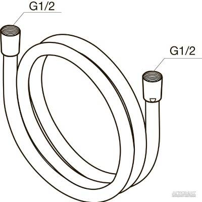 Будкрам купить AM PM Душевой шланг-175 cm AM PM Душевой шланг-175 cm 2