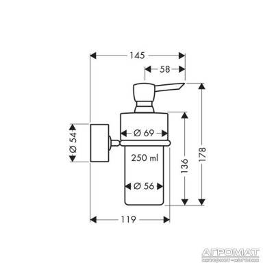 Будкрам купити Uno Дозатор д/рідкого мила Uno Дозатор д/рідкого мила 2