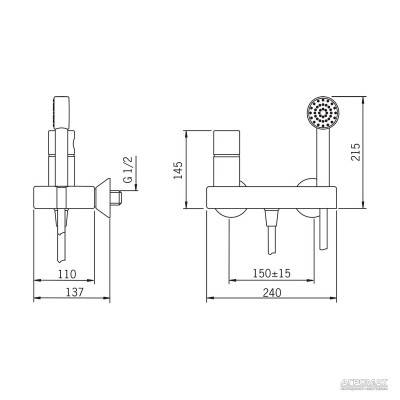 Будкрам купить Alessi Смеситель для душа с ручн. душем Alessi Смеситель для душа с ручн. душем 2