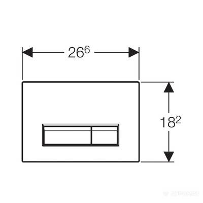 Будкрам купити Sigma40 DuoFresh Клавіша, біл./мат. алюм. Sigma40 DuoFresh Клавіша, біл./мат. алюм. 2