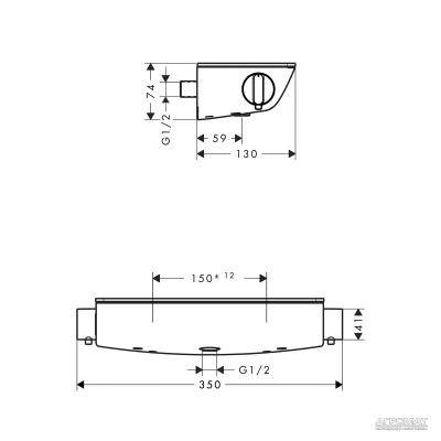 Будкрам купити Ecostat Select Термостат д/душа Ecostat Select Термостат д/душа 2
